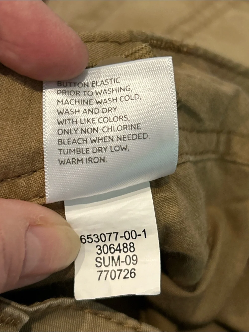 Boy’s Old Navy Cargo Shorts Sz 14 Dark Camel Cotton Longer Length 2009